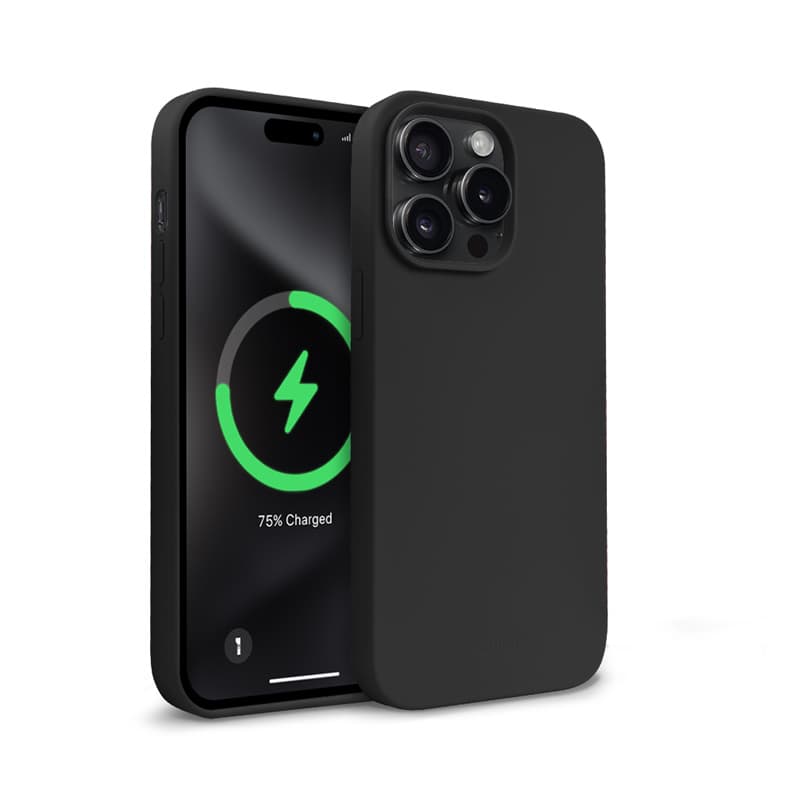Crong Color Cover Magnetic - iPhone 15 Pro MagSafe Case (Black) 1