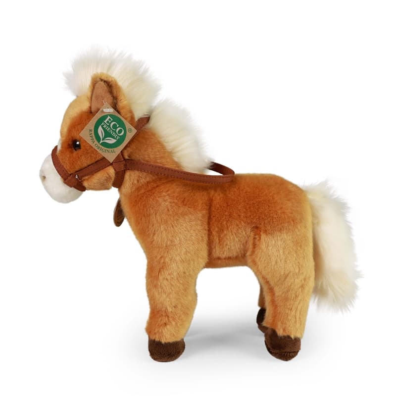 Rappa - Plush Realistic Brown Horse 30 cm Eco-Friendly 3