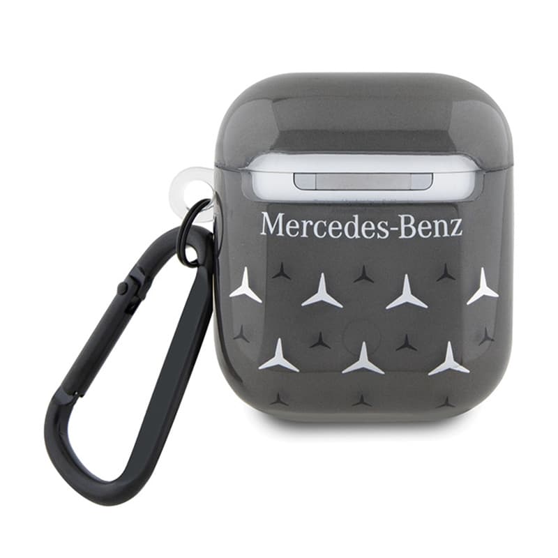 Mercedes Large Star Pattern - AirPods 1/2 gen Case (black)  2