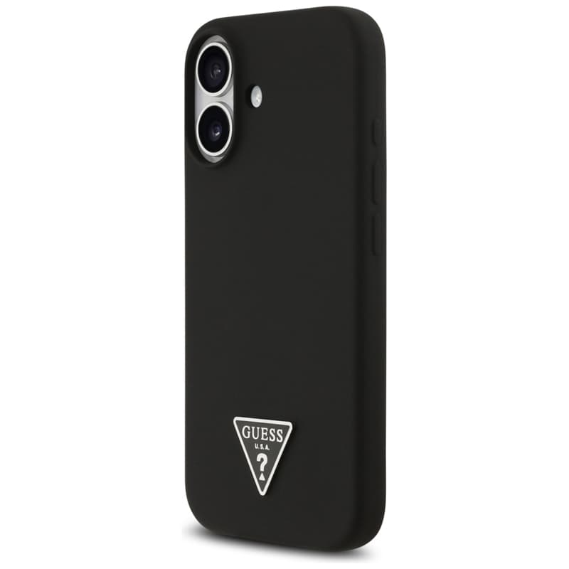 Guess Silicone Triangle Logo MagSafe - Case iPhone 17 (black) 2