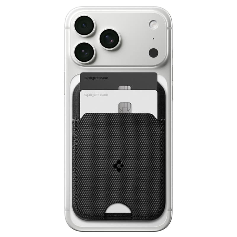 Spigen S314-2 Slim Fold Tripod MagSafe - Magnetic Wallet with Stand Function (Black) 4