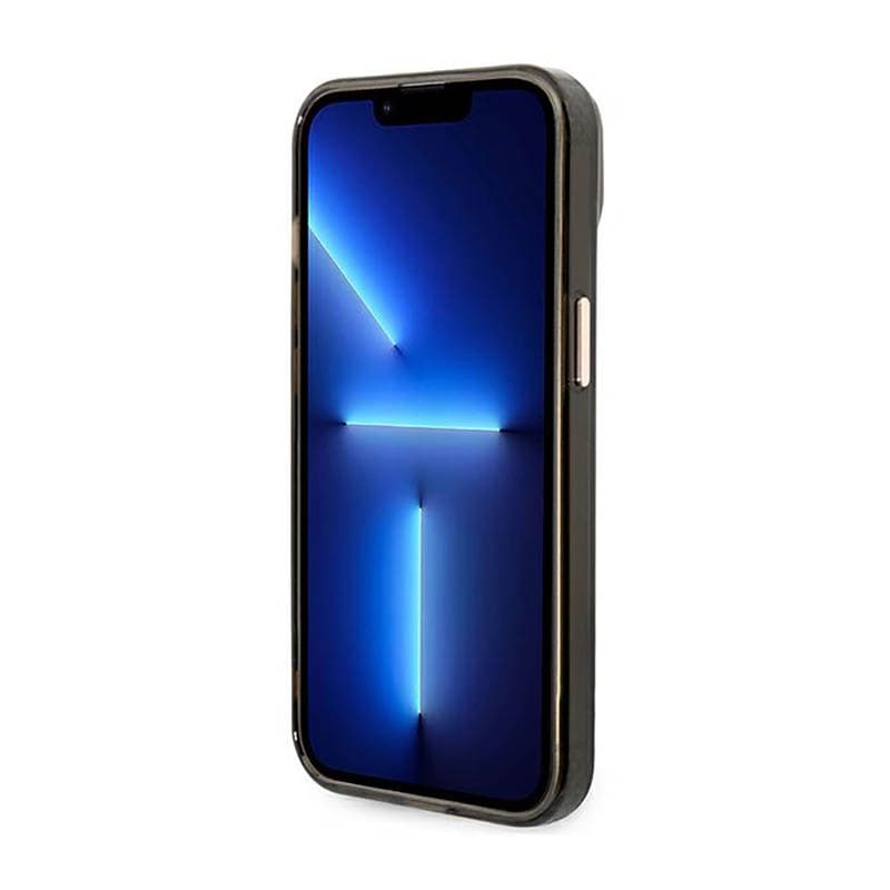 Guess Gold Outline Translucent MagSafe - Case for iPhone 14 Plus (Black) 5