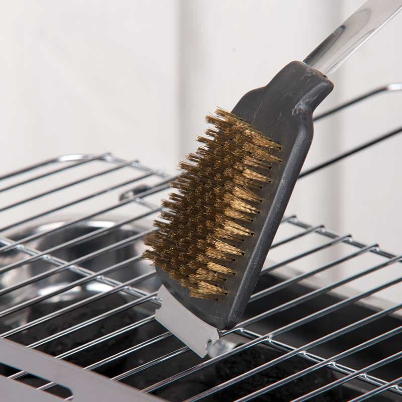 BBQ - grill cleaning brush 2 in 1 brush plus scraper 5