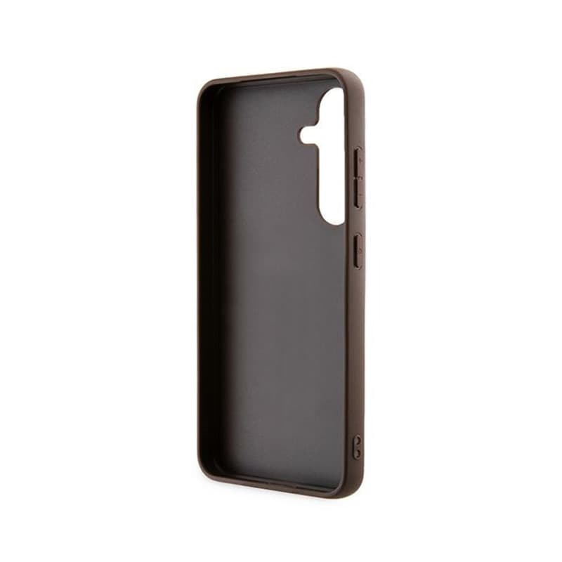 Guess 4G Metal Gold Logo - Case for Samsung Galaxy S24 (brown) 7