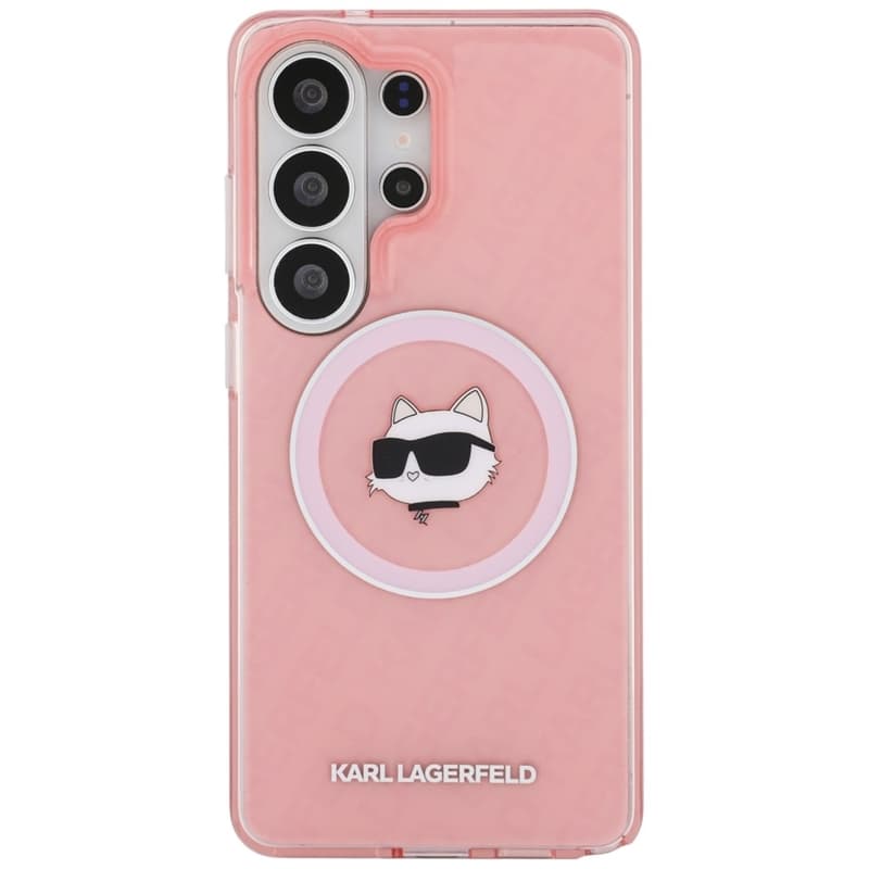 Karl Lagerfeld IML Repeated Choupette MagSafe - Samsung Galaxy S26 Ultra Case (Pink) 3