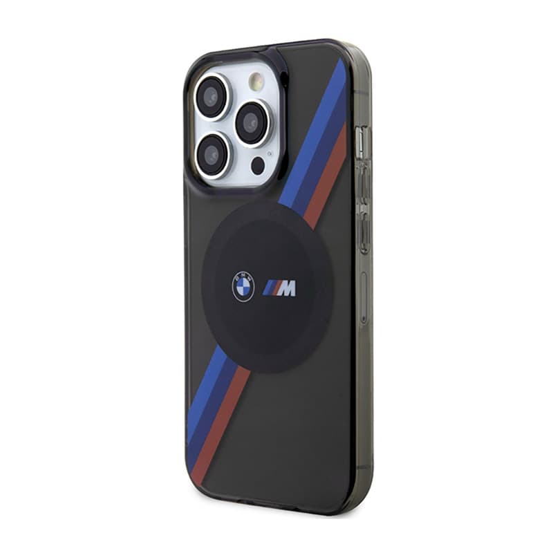 BMW Tricolor Stripes MagSafe - Case for iPhone 14 Pro (Grey) 2