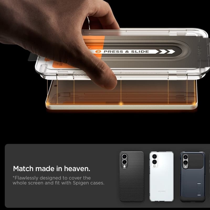 Spigen GLAS.TR EZ Fit Pro - Tempered Glass for Samsung Galaxy S25 Edge 8