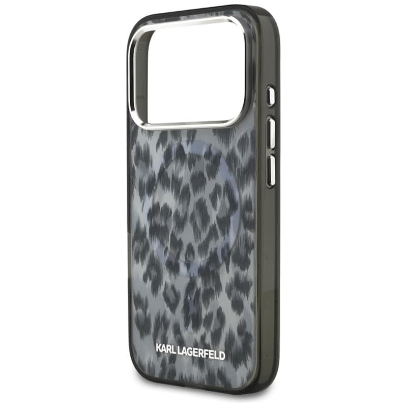 Karl Lagerfeld IML Leopard Pattern MagSafe - Case for iPhone 17 Pro (black) 6