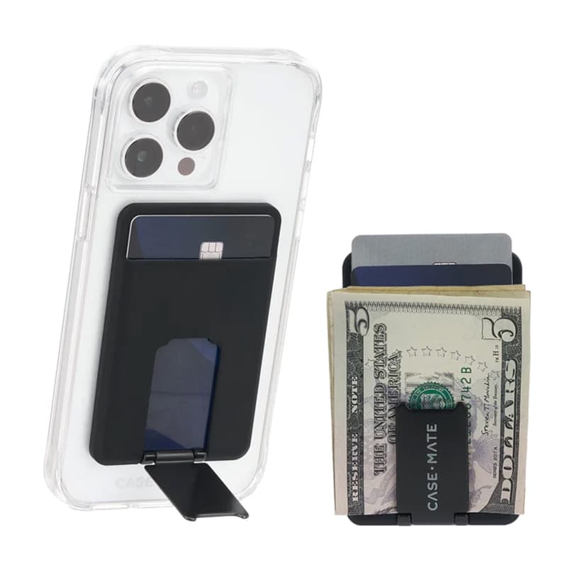 Case-Mate Magnetic 3 in 1 Wallet MagSafe - Magnetic Wallet with Stand (Black) 2