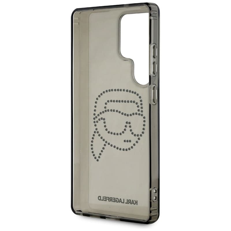 Karl Lagerfeld Rhinestones Karl Head Logo - Case for Samsung Galaxy S25 Ultra (Black) 7