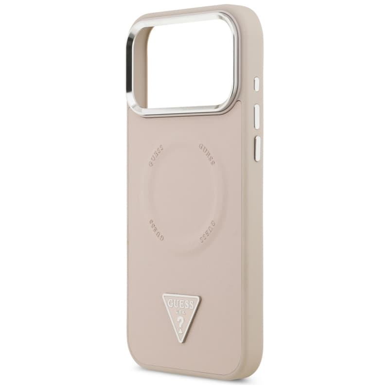 Guess Triangle Logo MagSafe - Case iPhone 17 Pro (Pink) 6