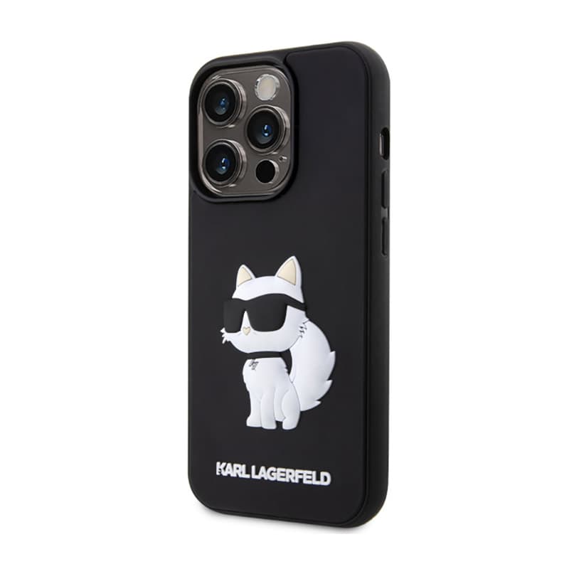 Karl Lagerfeld 3D Rubber NFT Choupette - Case for iPhone 14 Pro Max (Black) 2