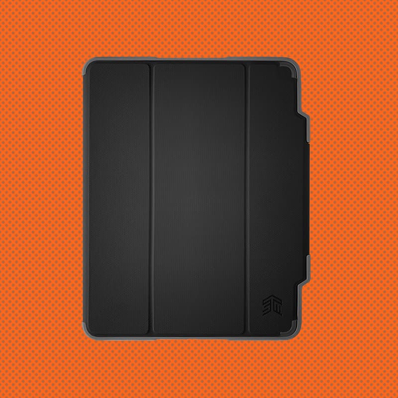 STM Dux Plus - Rugged Case for iPad 11" (2025) / 10.9" (2022) MIL-STD-810G with Apple Pencil Holder (Black) 4