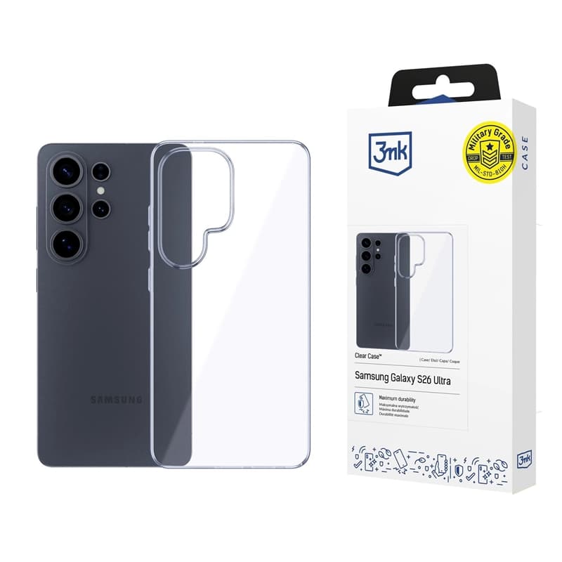 3mk Clear Case - Case for Samsung Galaxy S26 Ultra (Transparent)
