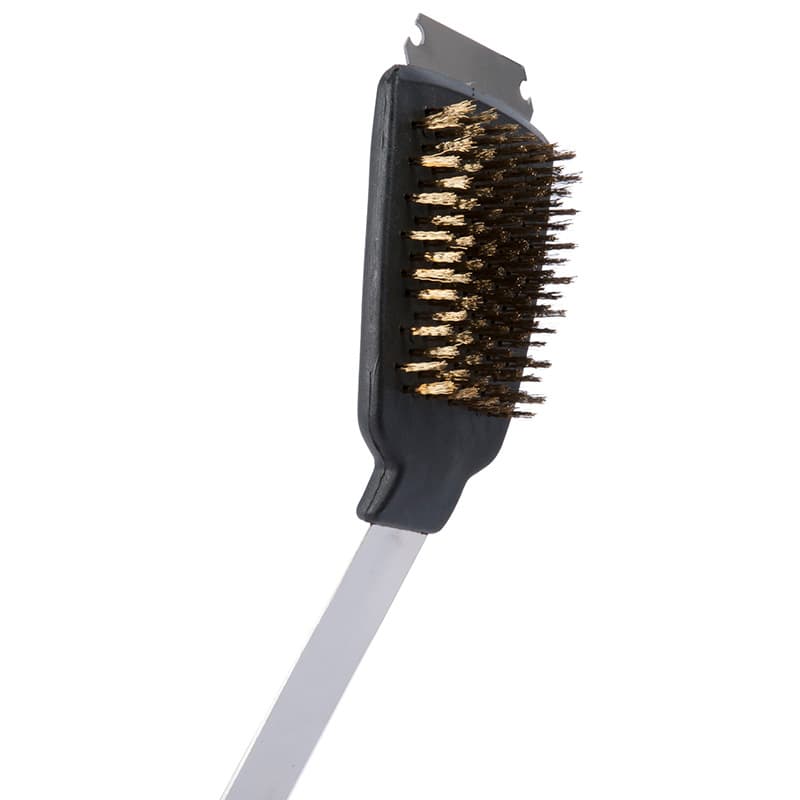 BBQ - grill cleaning brush 2 in 1 brush plus scraper 6
