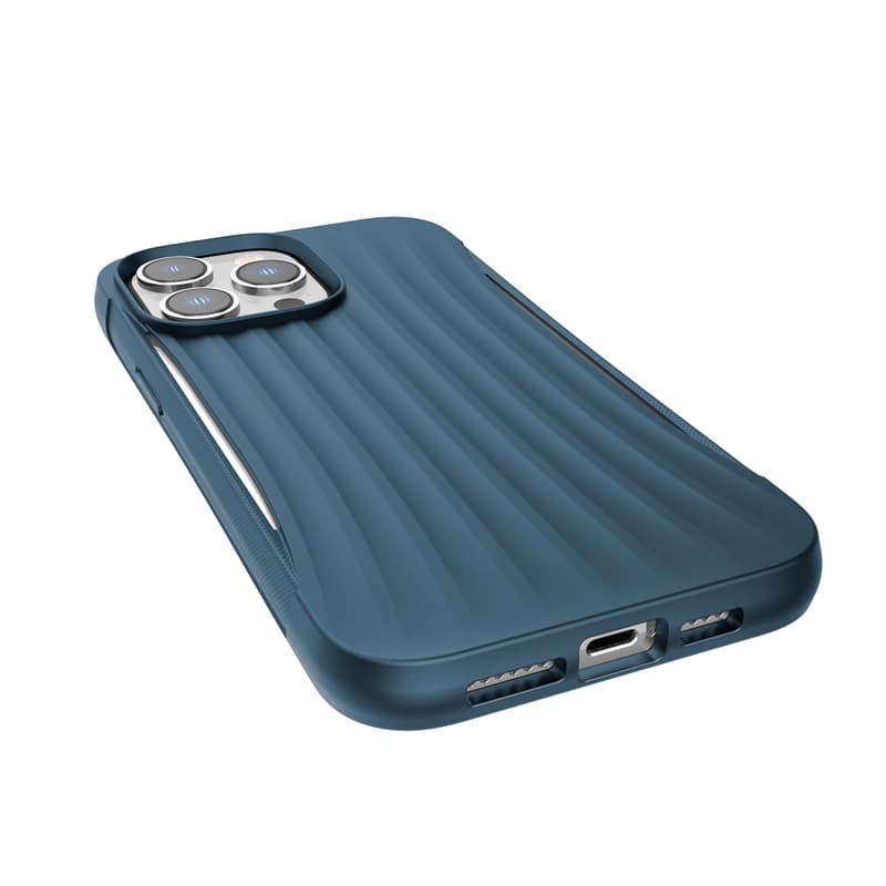 X-Doria Raptic Clutch - Biodegradable case for iPhone 14 Pro Max (Drop-Tested 3m) (Blue) 2