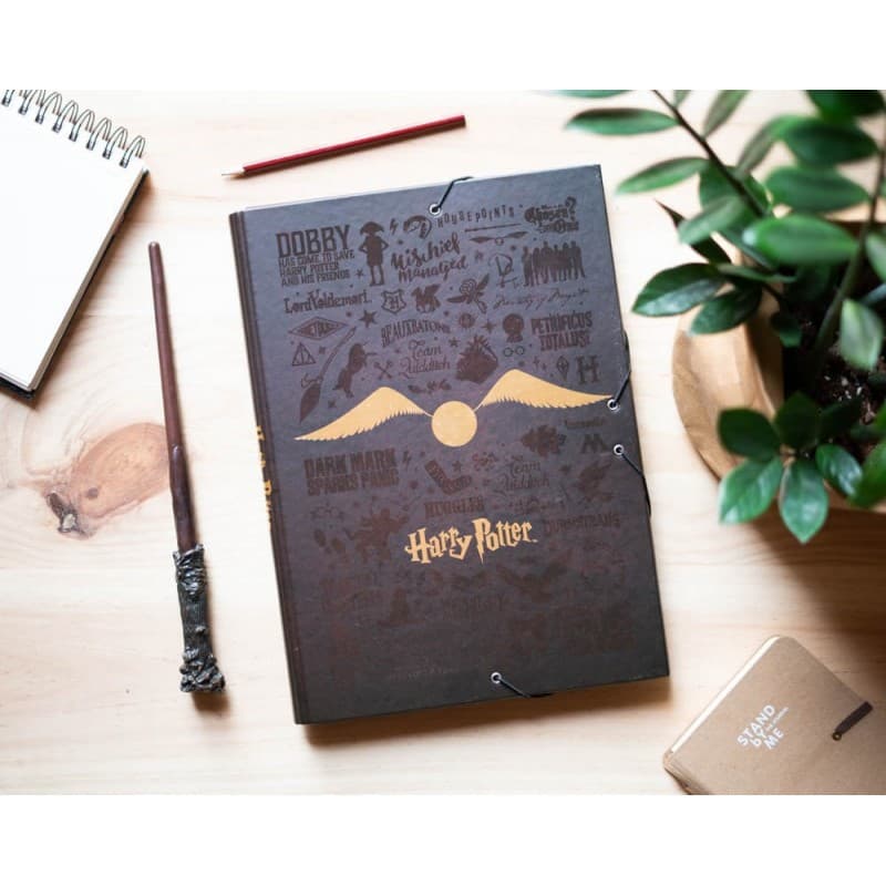 Harry Potter - Folder / folder with elastic band A4 (24 x 34 cm) 4