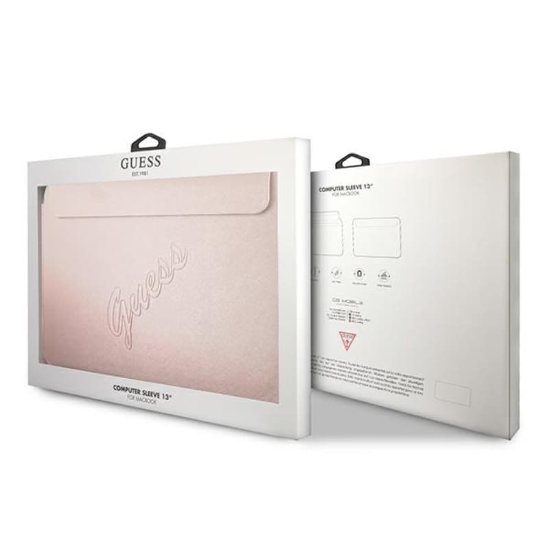 Guess Saffiano Script Computer Sleeve - Notebook case 13 "(pink) 5