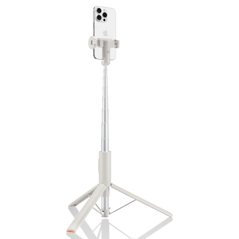 Spigen S541W Bluetooth Selfie Stick Tripod - Smartphone Tripod / Selfie Stick Holder (Dune Beige) 4