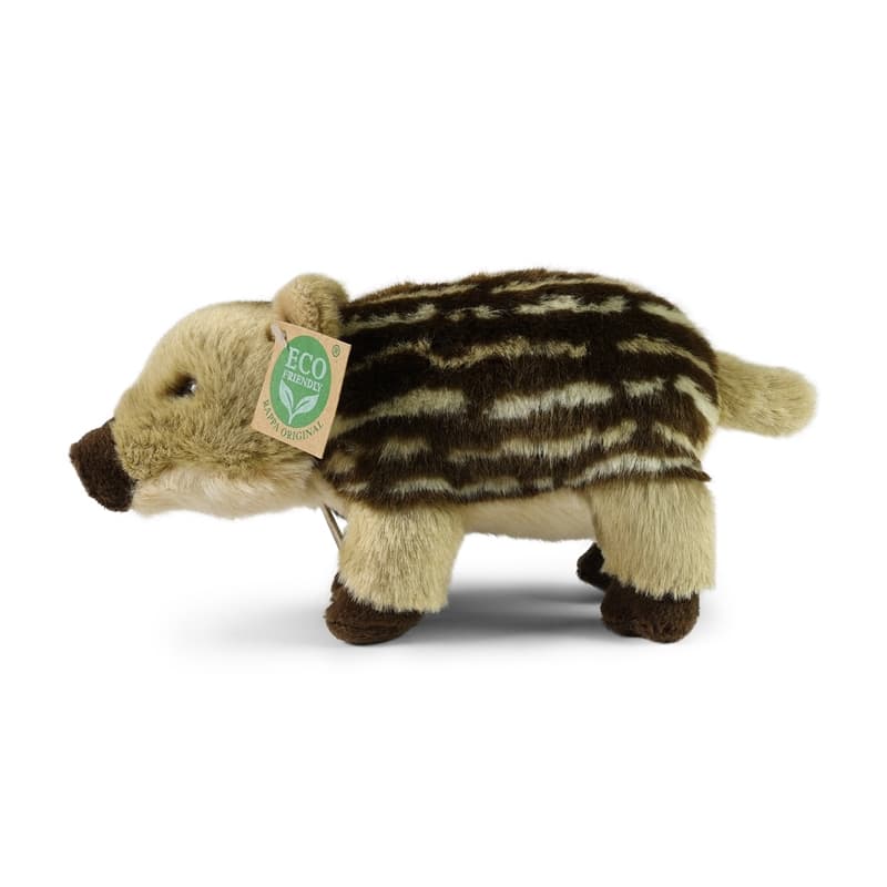 Rappa - Plush Realistic Toy Young Wild Boar 22 cm Eco-Friendly 3