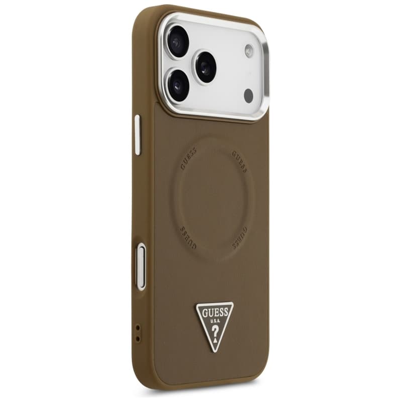 Guess Triangle Logo MagSafe - Case iPhone 17 Pro (Brown) 4
