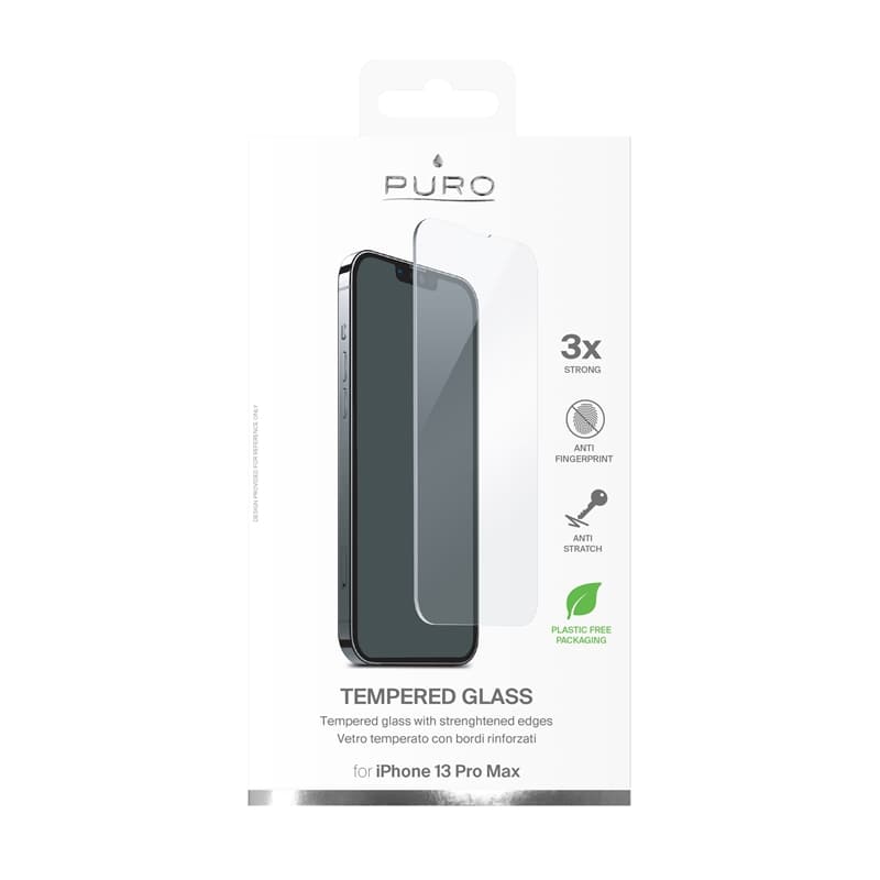 PURO Protective glass for the iPhone 14 Plus / iPhone 13 Pro Max screen 2