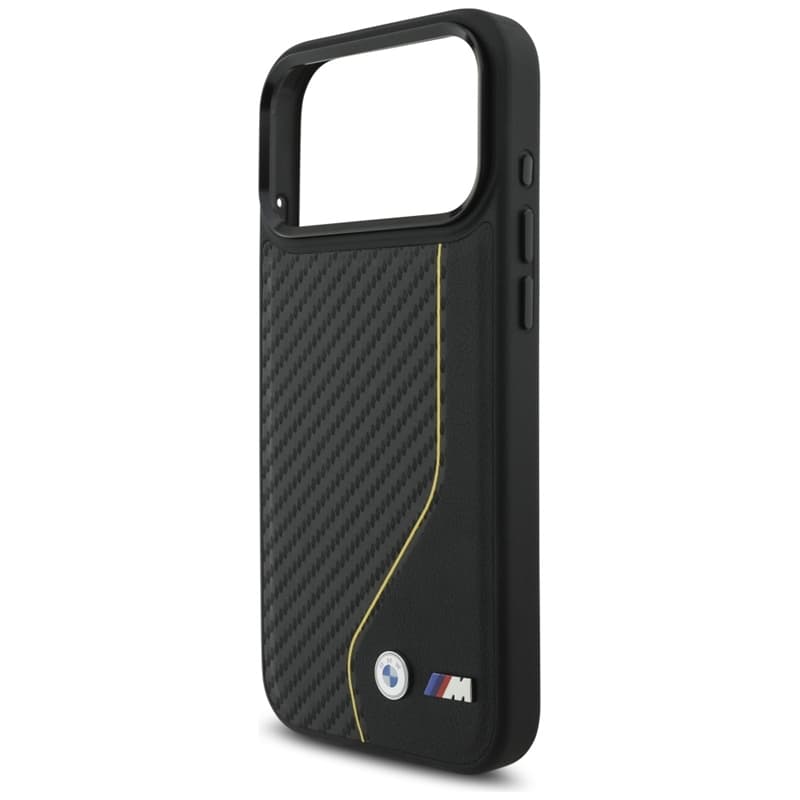 BMW M Carbon Line & Logo MagSafe - Case iPhone 17 Pro Max (yellow) 6