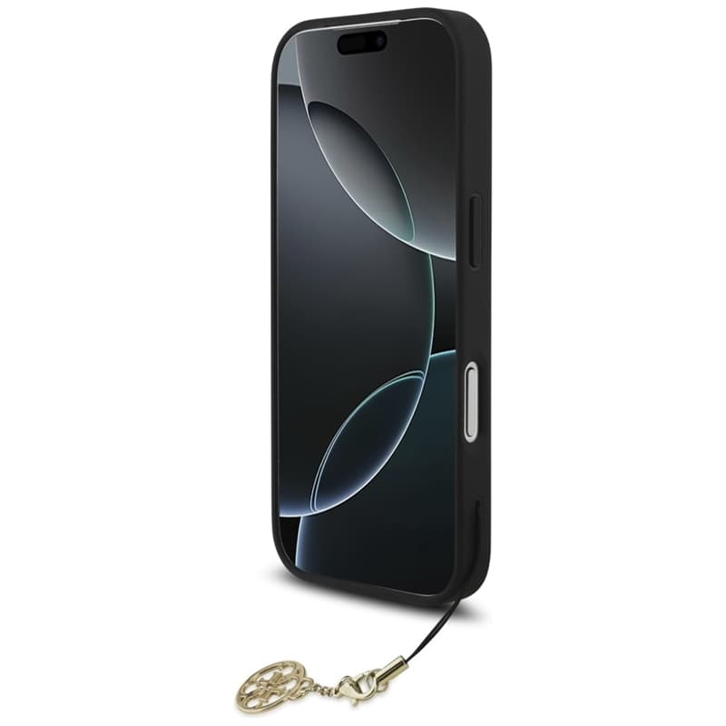 Guess 4G Charms Collection MagSafe - iPhone 17 Pro Case (Black) 4