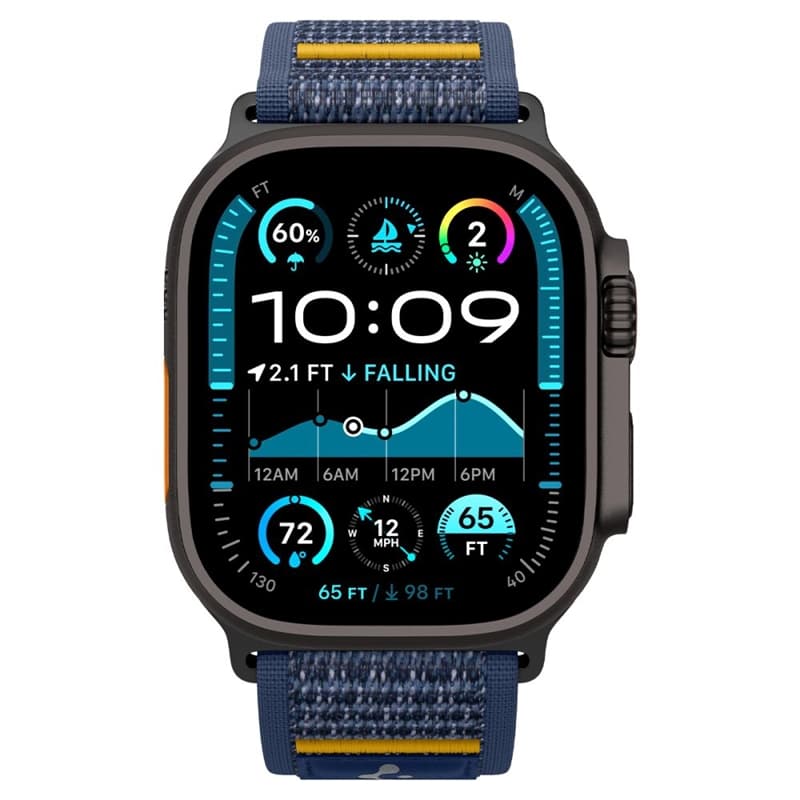 Spigen Athlex Air - Strap for Apple Watch 44/45/46/49 mm (Active Navy) 2