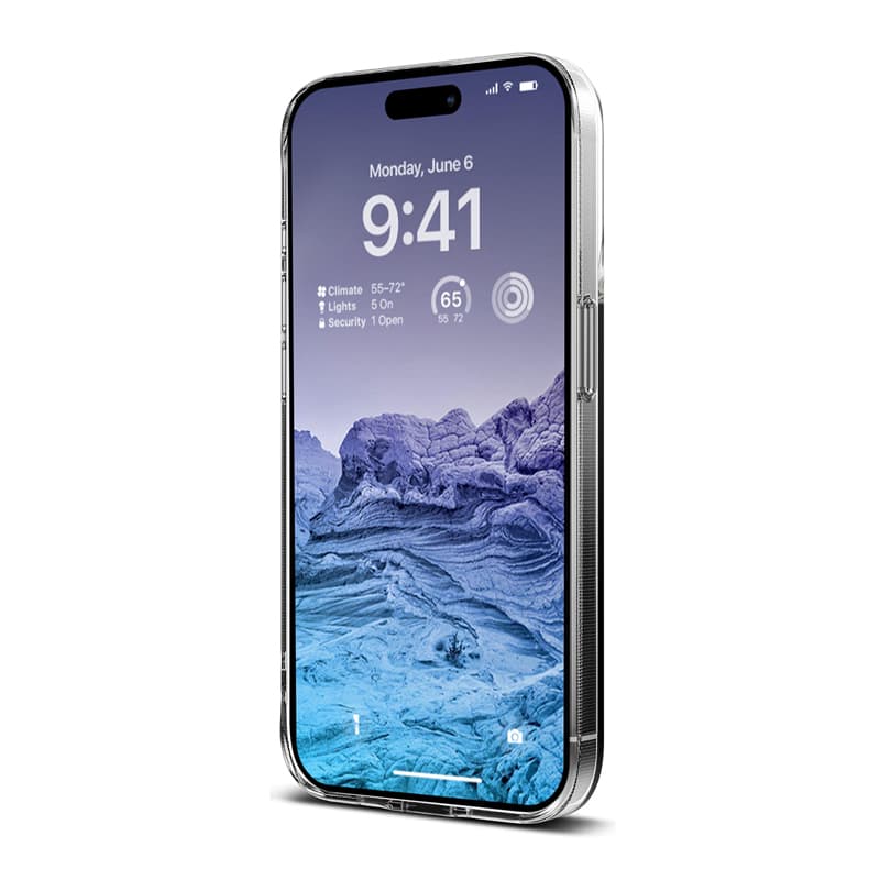 Crong Crystal Slim Cover - iPhone 15 Pro Case (Clear) 2