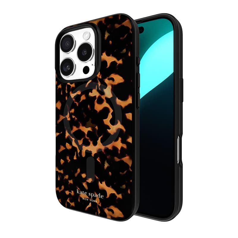 Kate Spade New York Protective MagSafe - Case for iPhone 16 Pro (Tortoise)