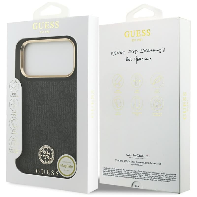 Guess 4G Strass Logo MagSafe - Case iPhone 17 Pro Max (black) 8