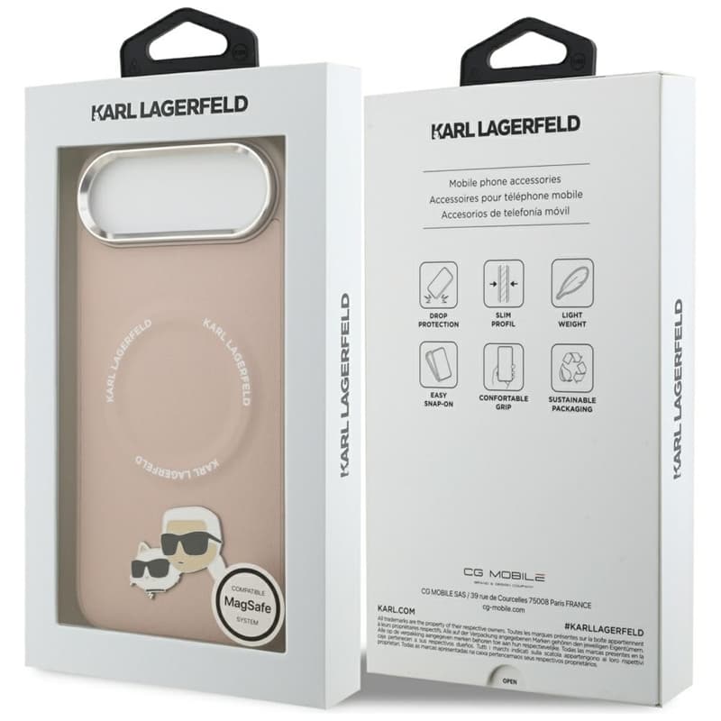 Karl Lagerfeld Karl & Choupette Pins MagSafe - Case iPhone Air (pink) 8