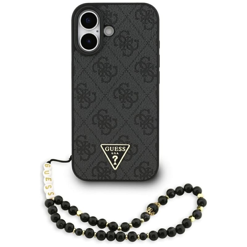 Guess 4G Strap Triangle Logo MagSafe - Case iPhone 17 (black)
