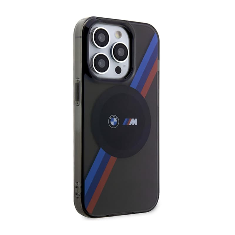 BMW Tricolor Stripes MagSafe - Case for iPhone 14 Pro (Grey) 4