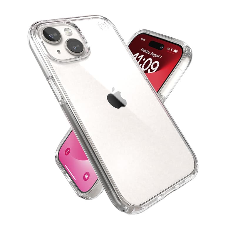 Speck Presidio Perfect-Clear - Case iPhone 17e / 16e / 15 / 14 / 13 (Clear) 7