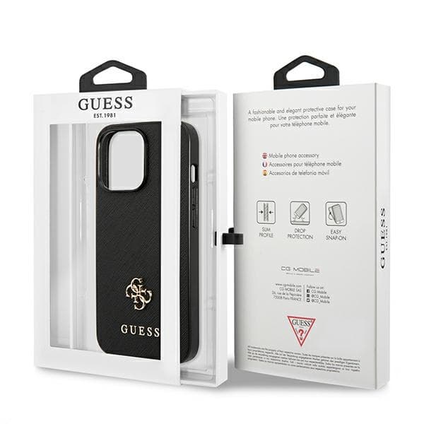 Guess 4G Small Metal Logo - iPhone 13 Pro Case (czarny) 8