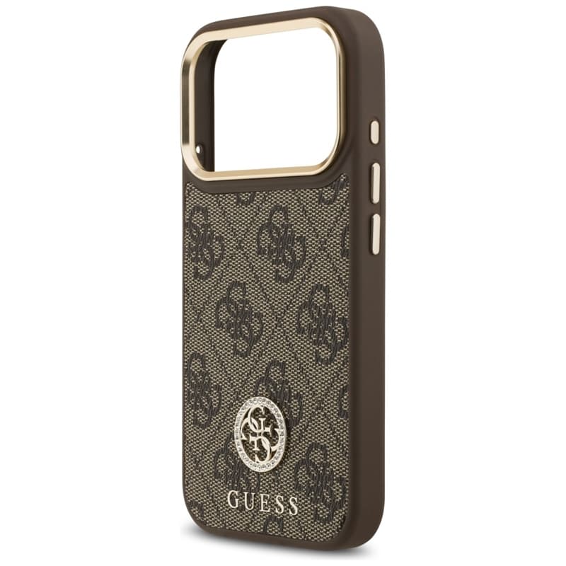 Guess 4G Strass Logo MagSafe - Case iPhone 17 Pro (Brown) 6