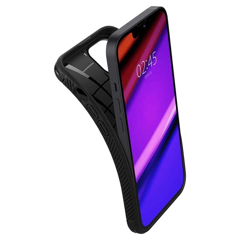 Spigen Rugged Armor - Case for iPhone 13 Case (Black) 2
