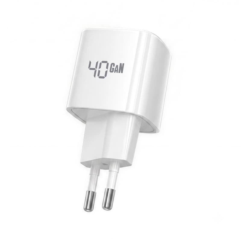 Crong NEO GaN Charger - USB-C 40W PD Charger with AVS (White) 3