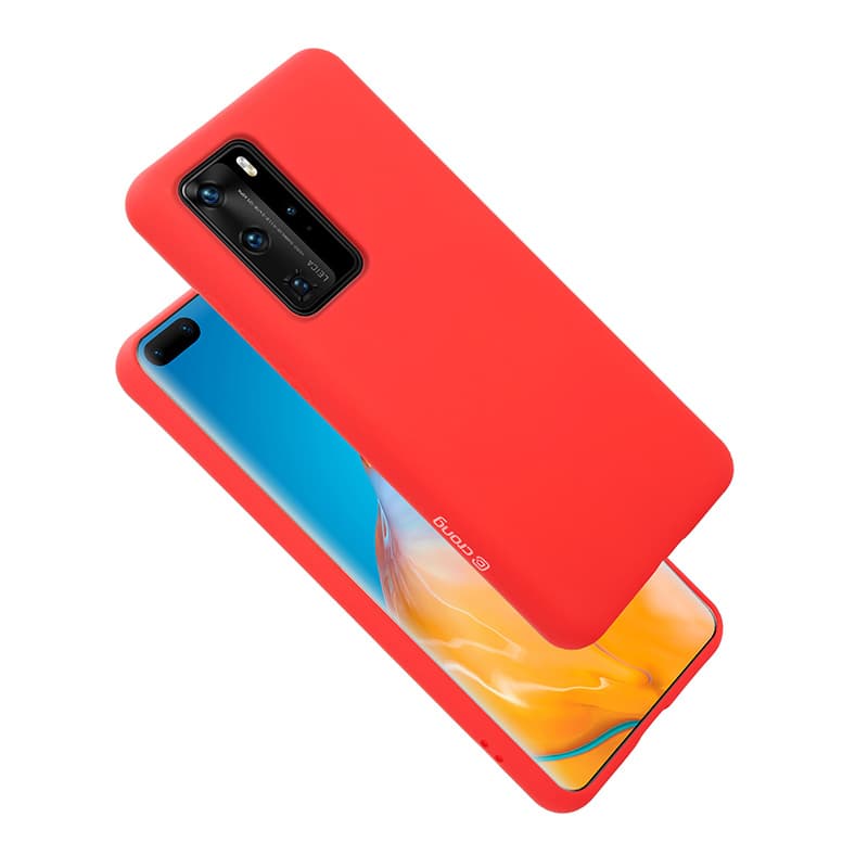 Crong Color Cover - Huawei P40 Pro Case (Red) 6