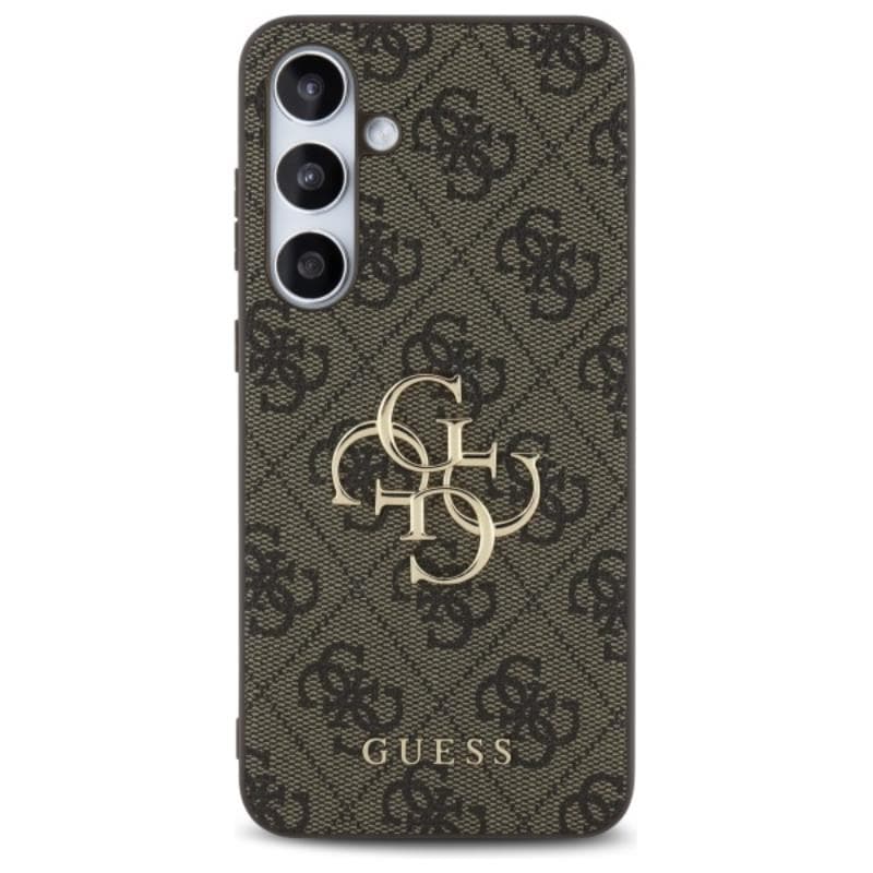Guess 4G Big Metal Logo - Case for Samsung Galaxy S24 FE (brown) 3