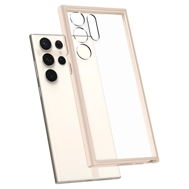 Spigen Ultra Hybrid - Case for Samsung Galaxy S23 Ultra (Sand Beige) 3