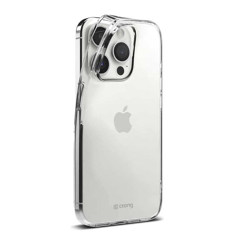 Crong Crystal Slim Cover - iPhone 15 Pro Case (Clear) 3