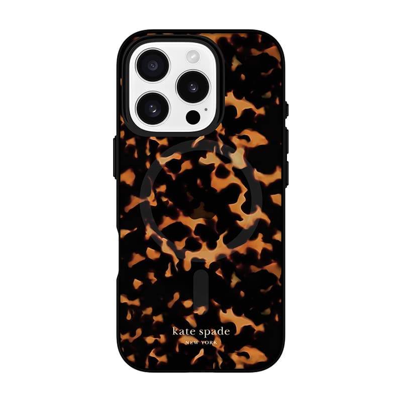 Kate Spade New York Protective MagSafe - Case for iPhone 16 Pro (Tortoise) 2