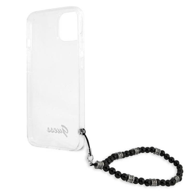 Guess Black Pearl Strap - Case iPhone 13 Mini (Clear) 7