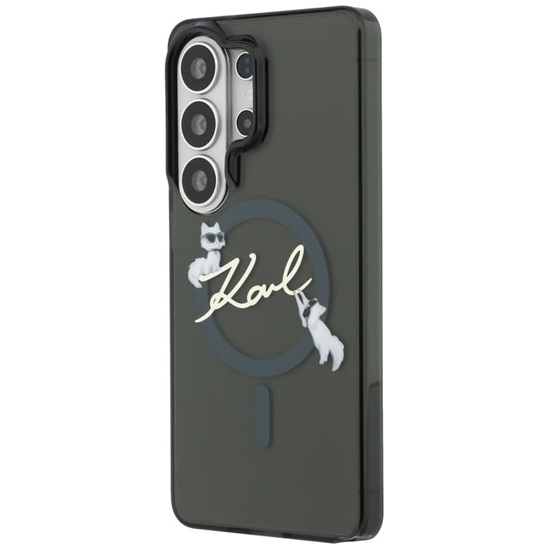 Karl Lagerfeld IML KC Script MagSafe - Samsung Galaxy S26 Ultra Case (Black) 2