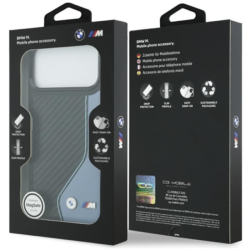 BMW M Carbon Logo MagSafe - Case iPhone 17 Pro Max (blue) 8