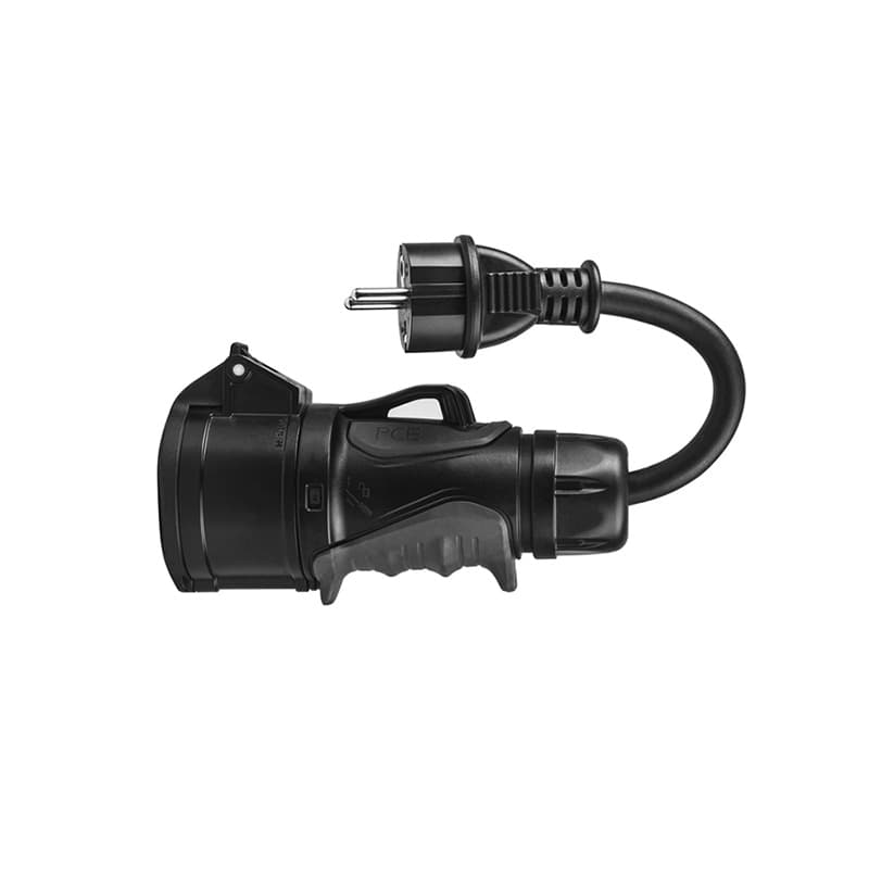 Green Cell - Schuko 230V to Red power adapter CEE 16A 400V 5P 2