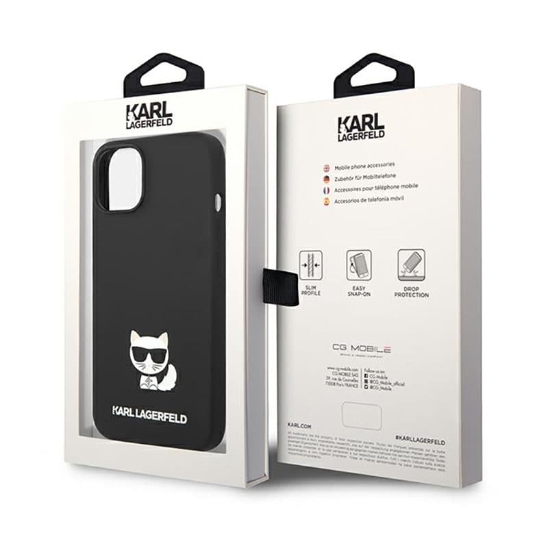 Karl Lagerfeld Choupette Body - Case for iPhone 14 Plus (Black) 8